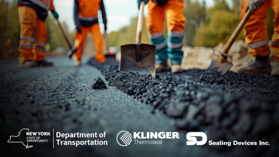 Sealing Devices has been approved as a supplier for Klingersil® C-4201 sheet gasket material on NYSDOT transportation projects. Learn more about our sealing solutions.