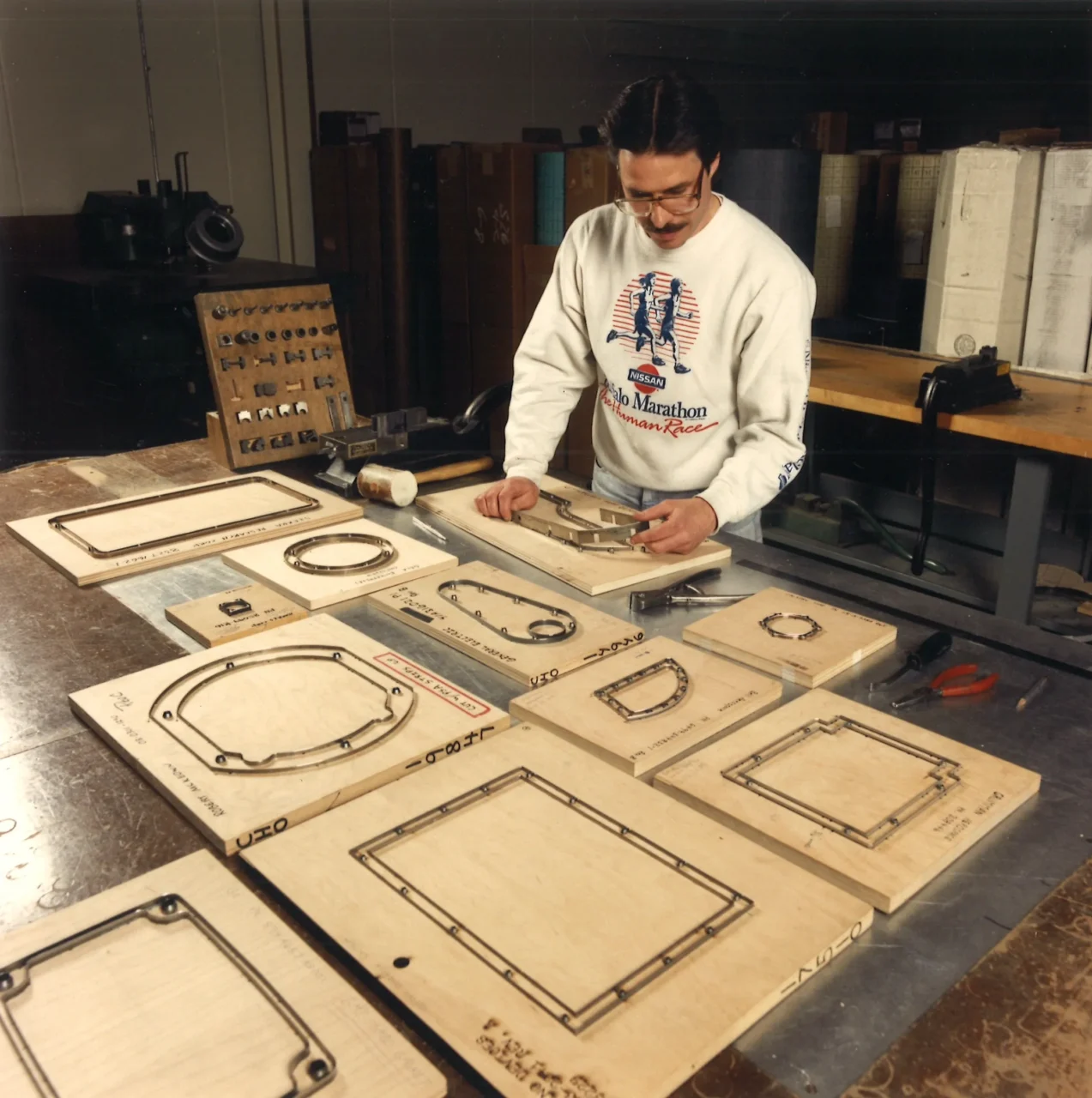 1969 - we made this b& w - but it's really 1994 - Jon Tober - Steel Rule Die Construction (1)