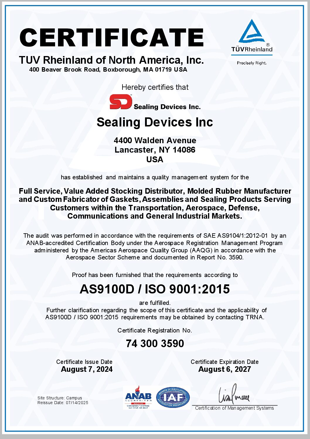 AS9100D / ISO 9001:2015 Certification