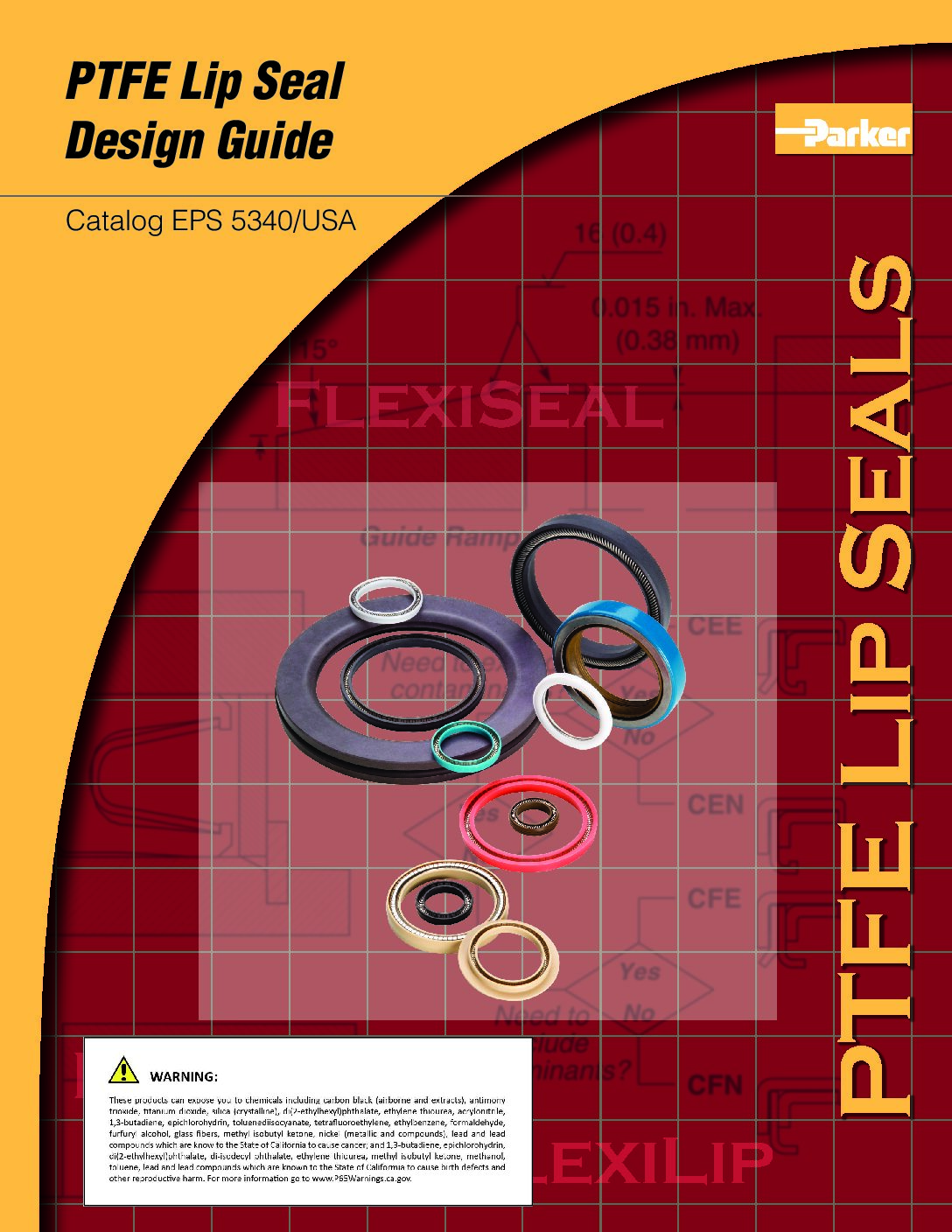 Parker PTFE Lip Seal Design Guide Catalog EPS 5340
