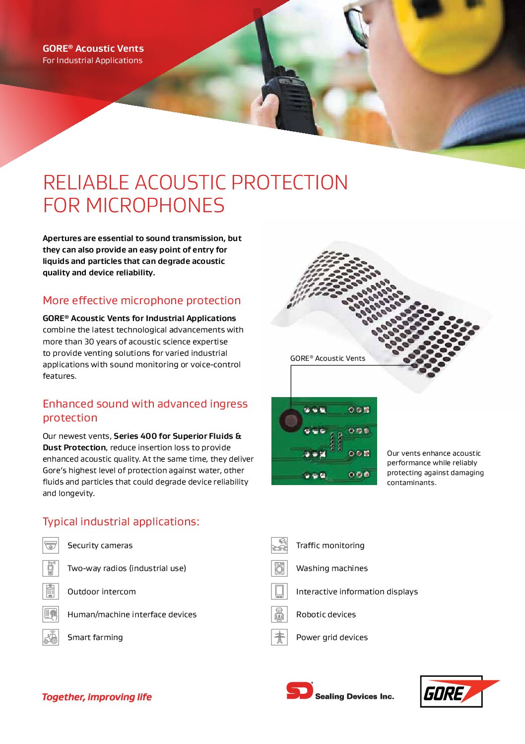 GORE Vents Data Sheet | Acoustic Microphones